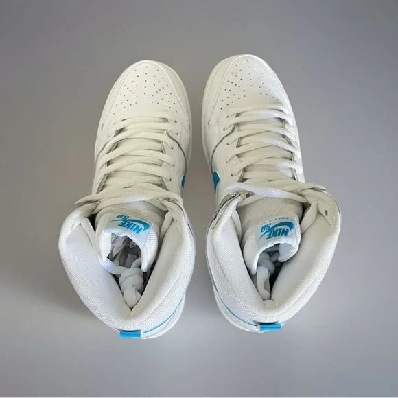 Size 10 - Nike SB Dunk High TRD QS Richard Mulder White Blue 881758-141 Men’s